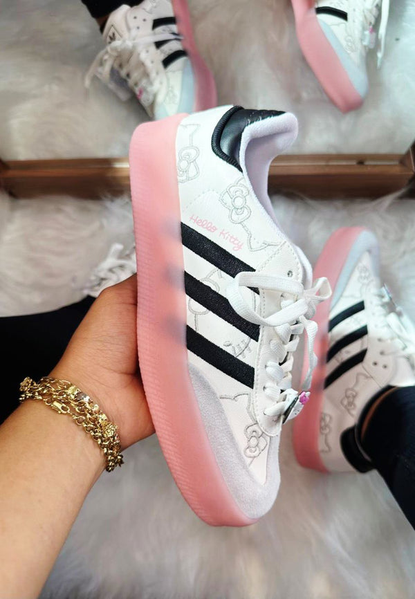 Tênis Adidas Samba Plataforma Feminino Edição Hello Kitty