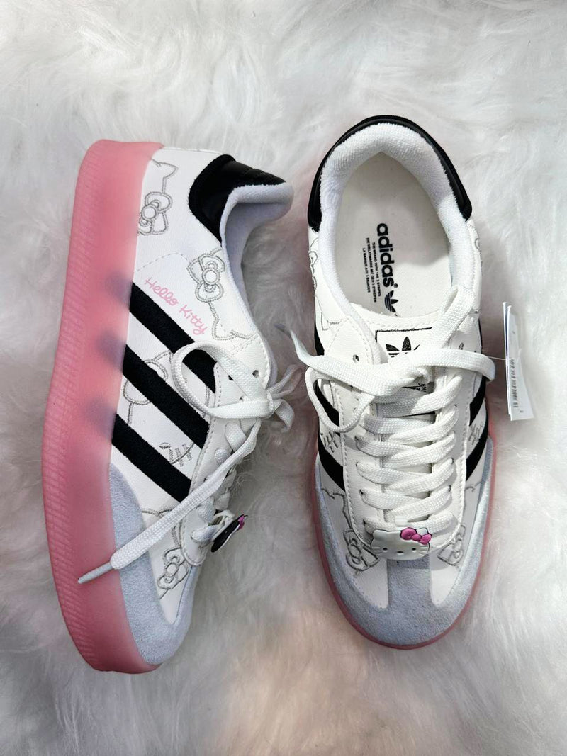 Tênis Adidas Samba Plataforma Feminino Edição Hello Kitty