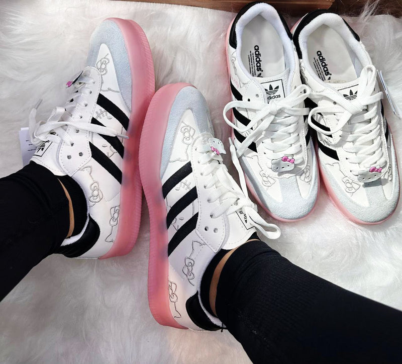 Tênis Adidas Samba Plataforma Feminino Edição Hello Kitty